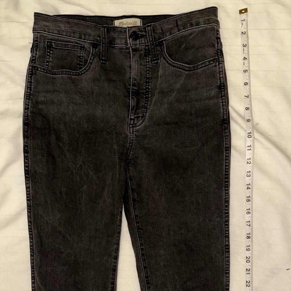 Madewell Stovepipe Jeans Gray Black | Size 27